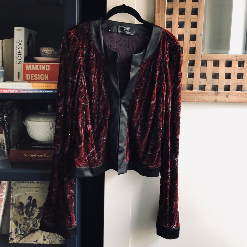 CARMEN MARC VALVO Collection Velvet Burnout bead